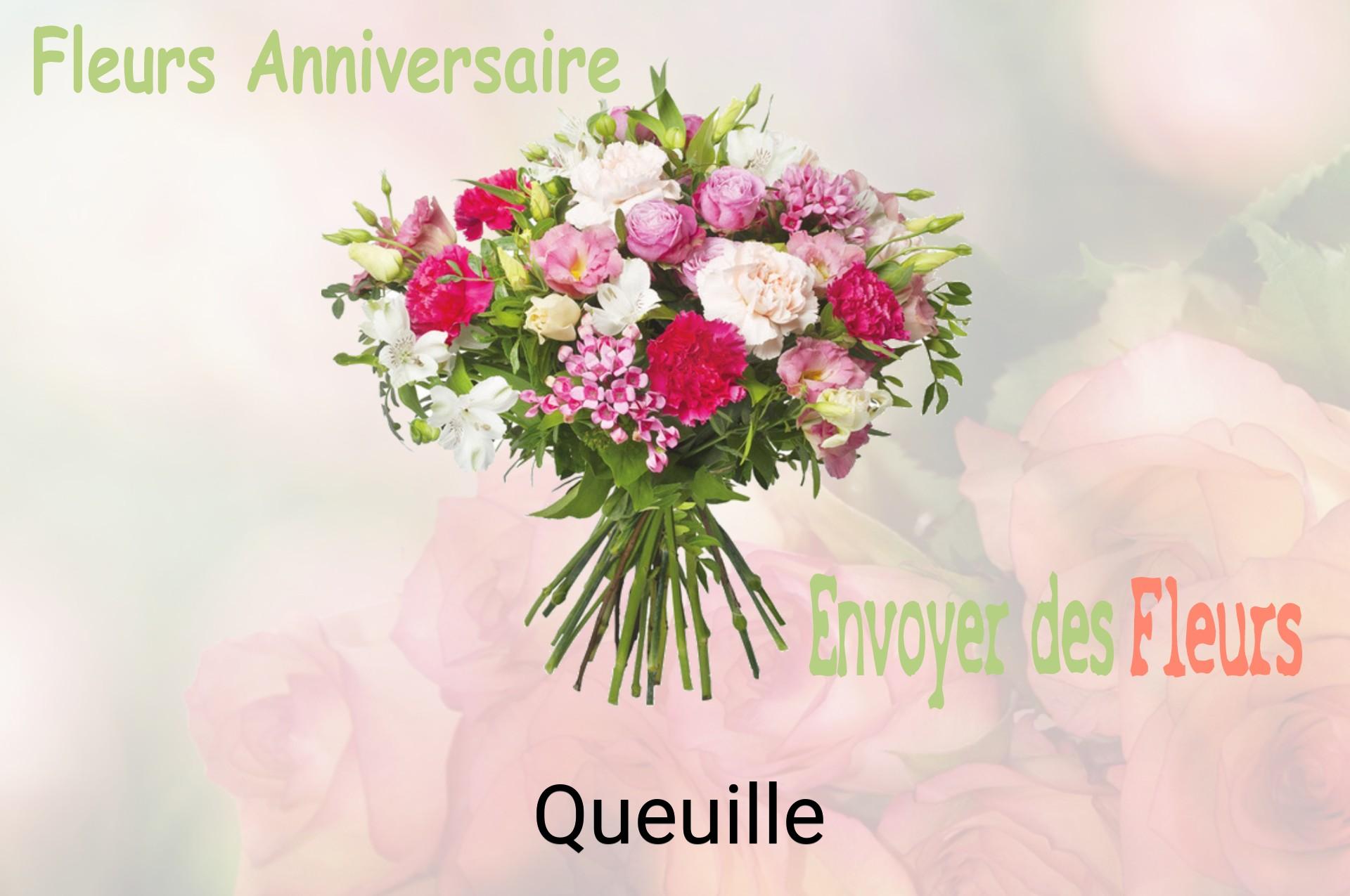 Bouquet de fleurs d’anniversaire livré à Queuille